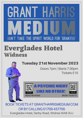 Everglades Hotel, Widnes, Tuesday 21st November 2023