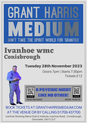 Ivanhoe WMC, Conisbrough, Tuesday 28th November 2023