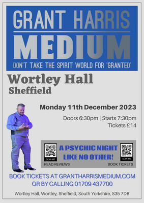 Wortley Hall, Wortley, Sheffield, Monday 11th December 2023