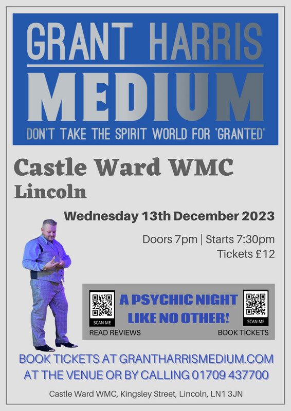 Castle Ward WMC, Lincoln, Wednesday 13th December 2023