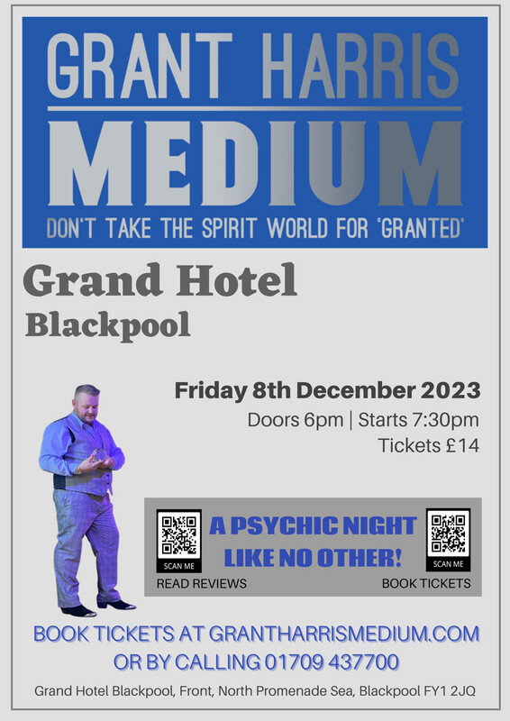 Grand Hotel Blackpool, Friday 8th December 2023