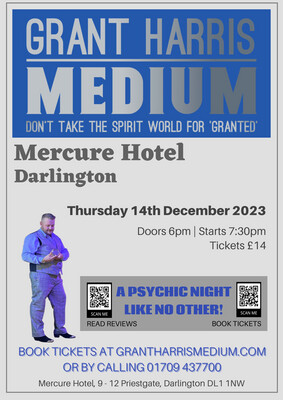 Mercure Hotel, Darlington, Thursday 14th December 2023