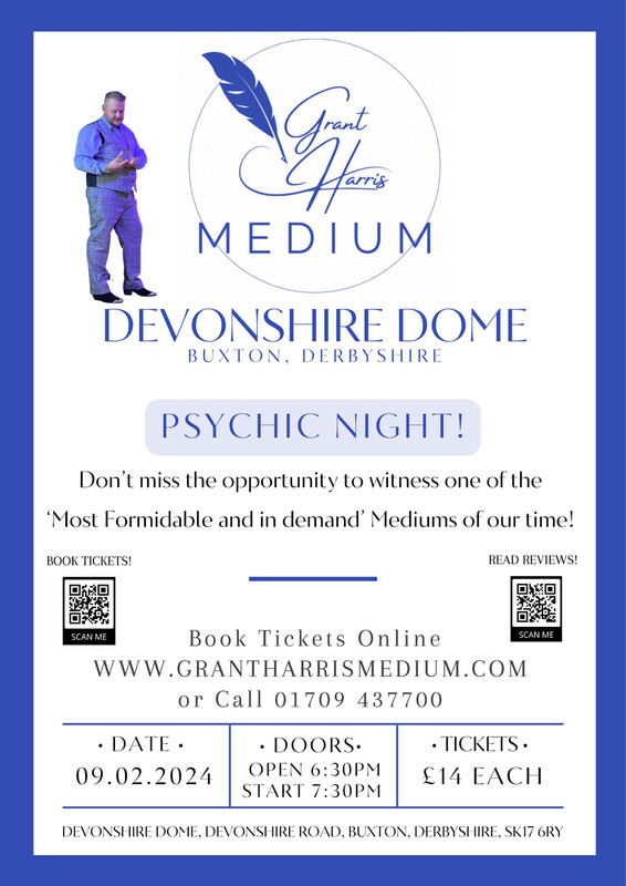 Psychic Night | Devonshire Dome, Buxton, Fri 9th February 2024
