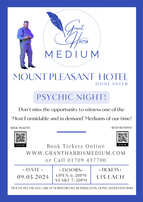 Psychic Night | Mount Pleasant Hotel, Doncaster, Thu 9th May 2024