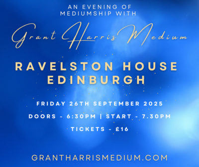 Psychic Night | Ravelston House, Musselburgh, Edinburgh | 26.09.2025 (NEXT YEAR)