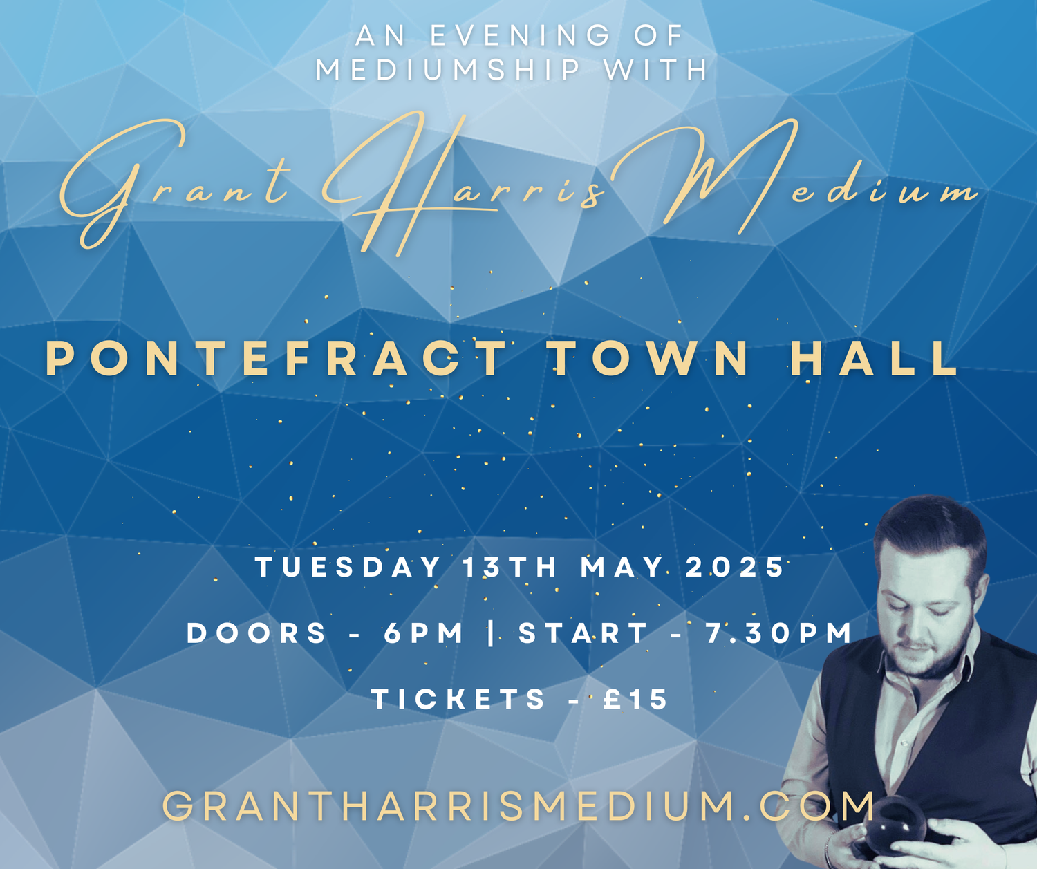 Psychic Night | Pontefract Town Hall, The Assembly Hall | 13.05.2025 (NEXT YEAR) -