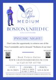 Psychic Night | Boston United FC, Lincolnshire, Mon 18th November 2024