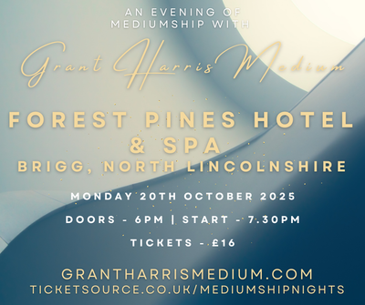Psychic Night | Forest Pines Hotel, Brigg, North Lincolnshire | 20.10.25
