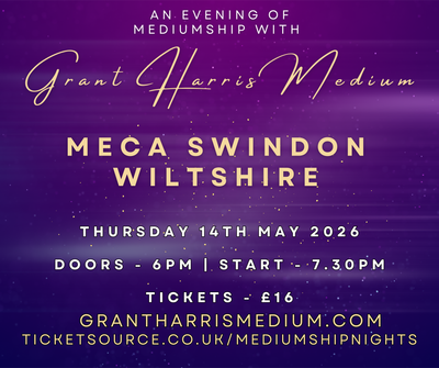 Psychic Night | MECA Swindon, Wiltshire | 14.05.2026 - TICKETS AVAILABLE ON TICKETSOURCE, HERE OR MECA&#39;S WEBSITE