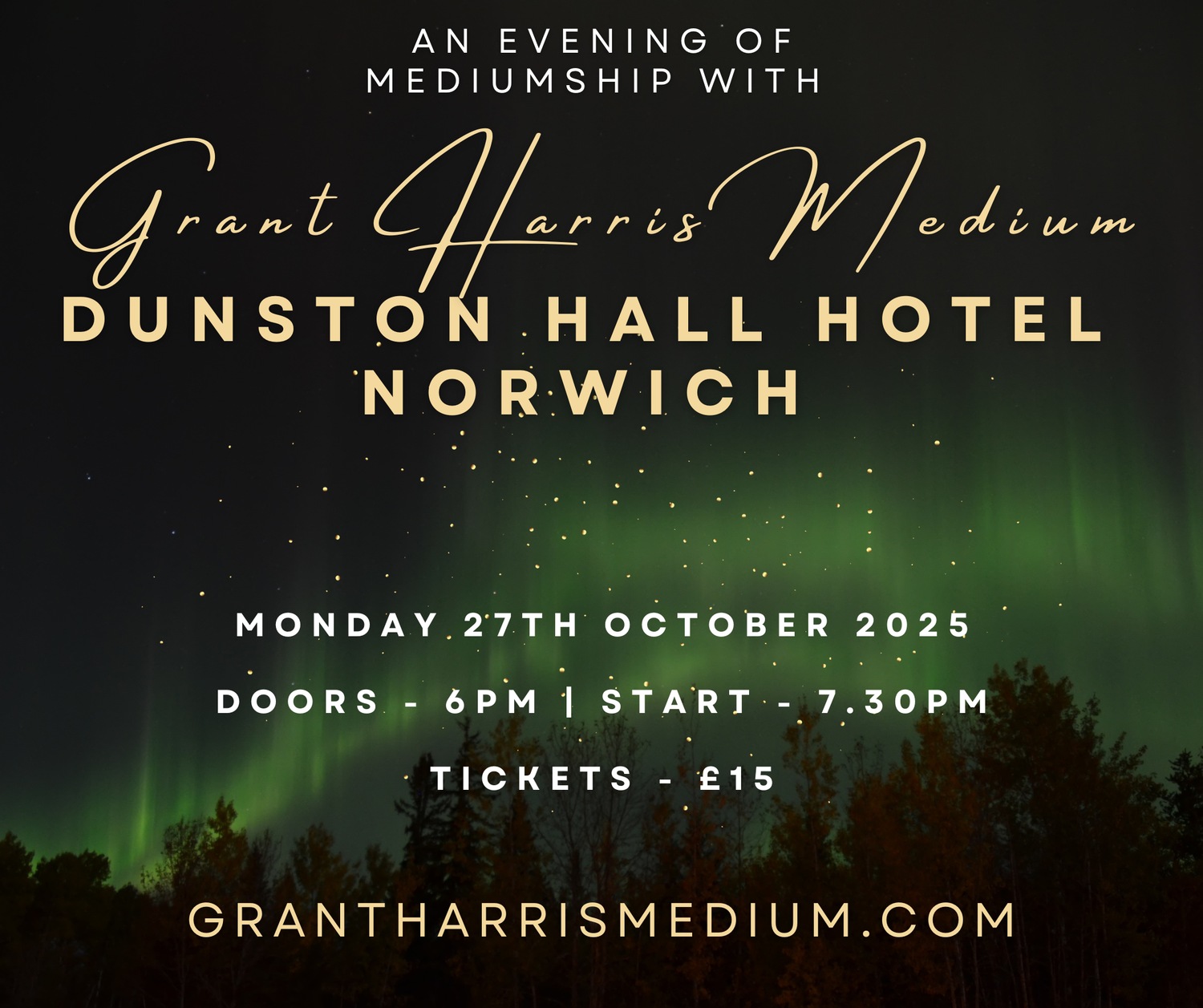 Psychic Night | Dunston Hall Hotel, Norwich | 27.10.2025