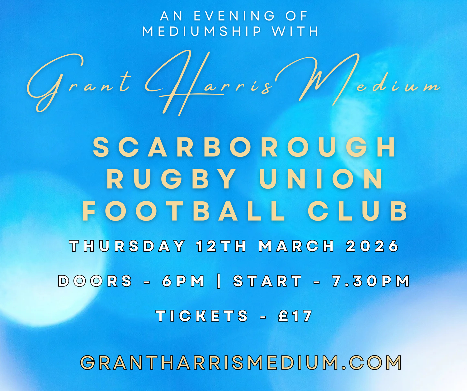 Psychic Night | Scarborough Rugby Union Football Club | 12.03.2026