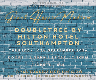 Psychic Night | Doubletree by Hilton Hotel, Southampton | 10.09.2026 - Also available on Ticketsource -