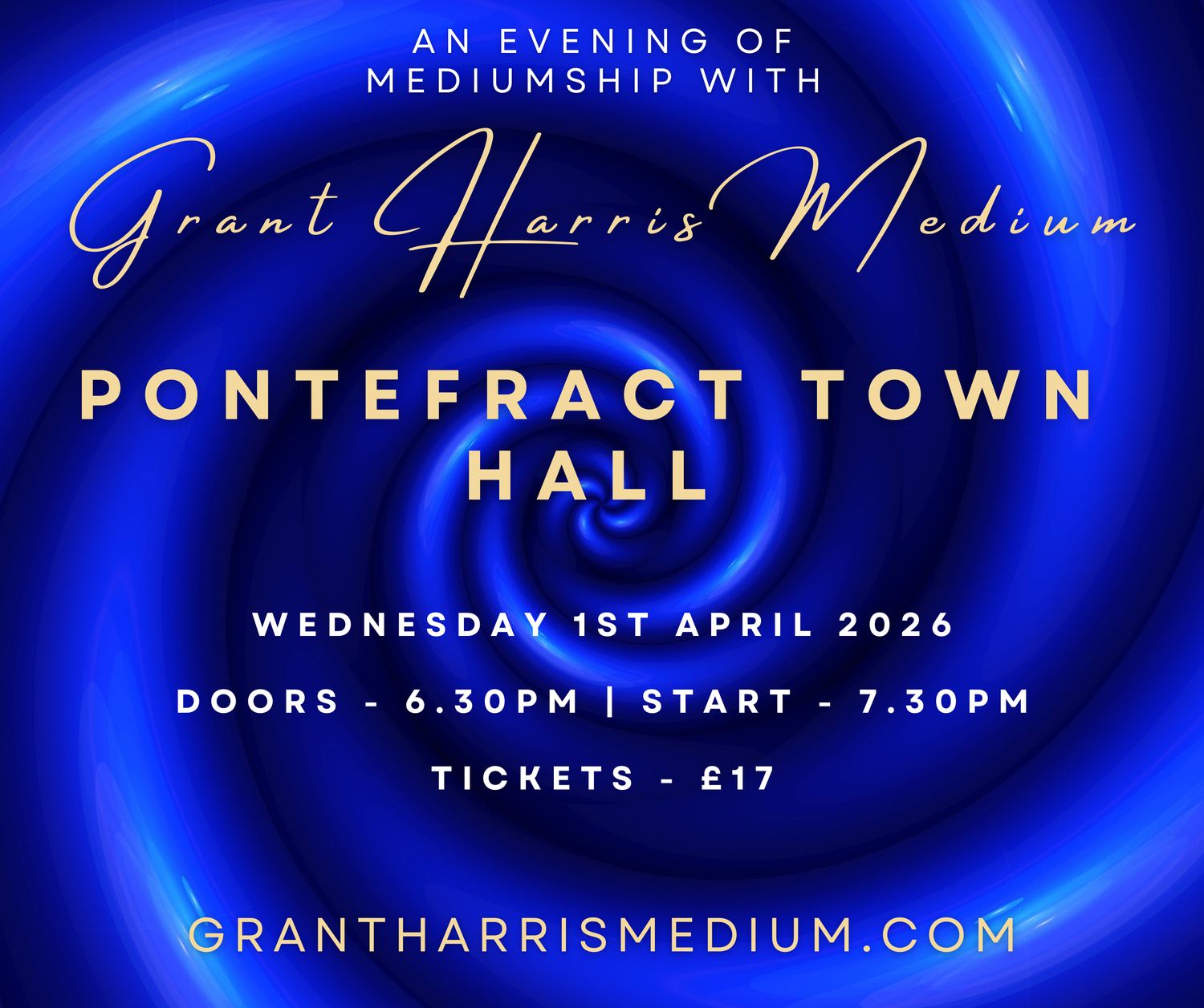 Psychic Night Pontefract Town Hall | 01.04.2026