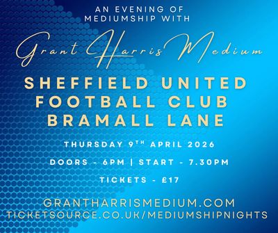 Psychic Night | Sheffield United Football Club| 09.04.2026 - Also available on Ticketsource