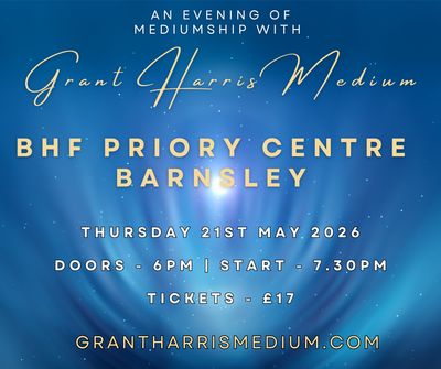 Psychic Night | BHF Priory Centre, Barnsley| 21.05.2026