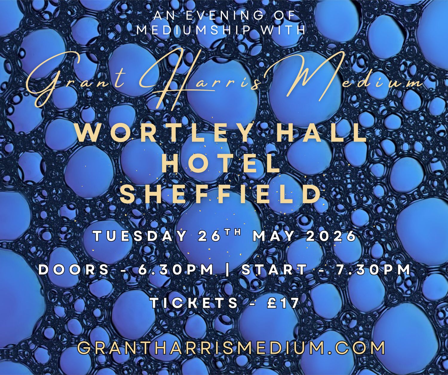 Psychic Night | Wortley Hall Hotel, Sheffield | 26.05.2026