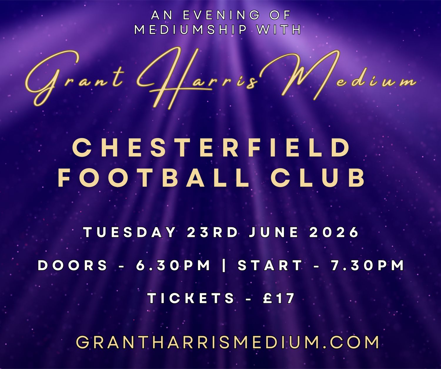 Psychic Night | Chesterfield Football Club | 23.06.2026
