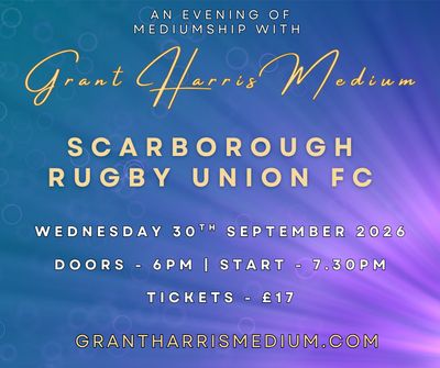 Psychic Night | Scarborough Rugby Union Football Club | 30.09.2026