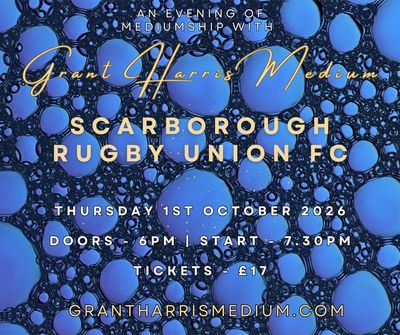 Psychic Night | Scarborough Rugby Union Football Club | 01.10.2026