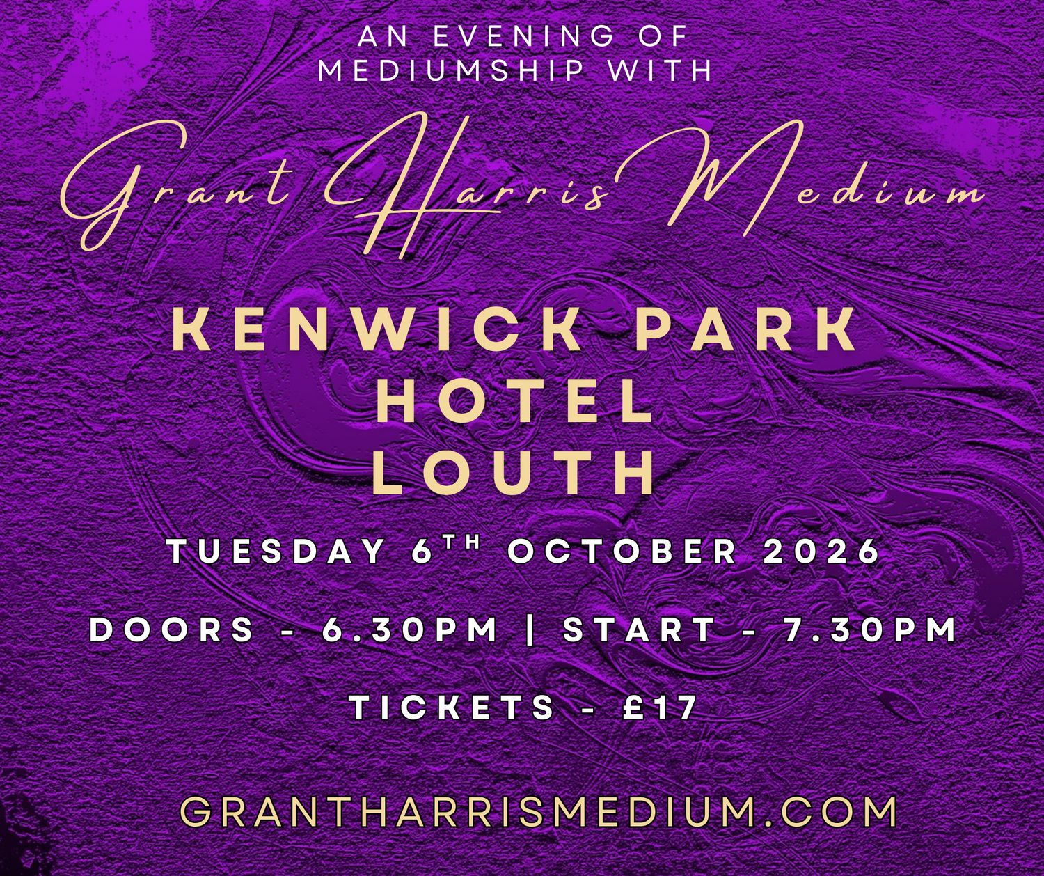 Psychic Night | Kenwick Park Hotel, Louth | 06.10.2026