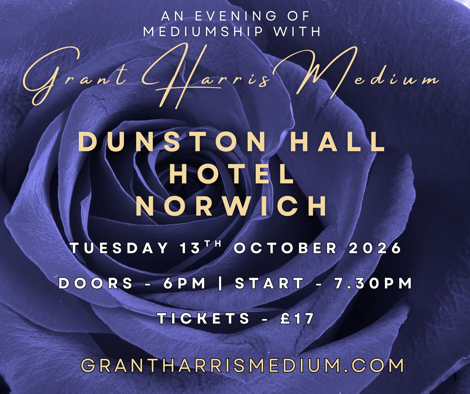 Psychic Night | Dunston Hall Hotel, Norwich | 13.10.2026