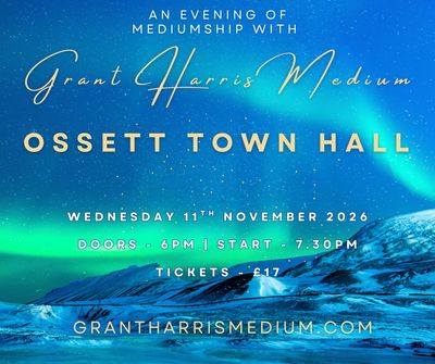 Psychic Night | Ossett Town Hall | 11.11.2026
