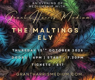 Psychic Night | The Maltings, Ely Cambridgeshire | 15.10.2026