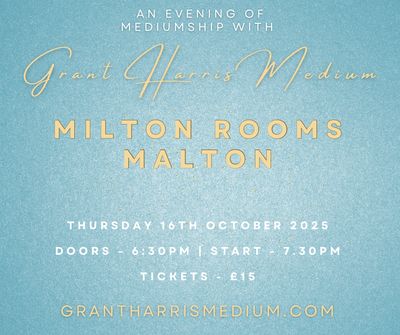 Psychic Night | Milton Rooms, Malton | 16.10.2025