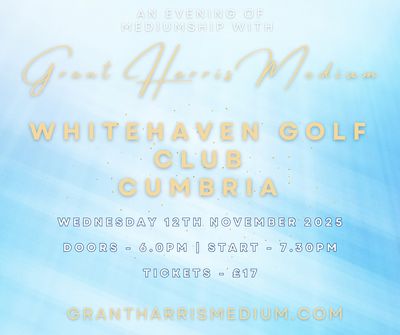 Psychic Night | Whitehaven Golf Club, Whitehaven | 12.11.2025 - Also available on TICKETSOURCE!