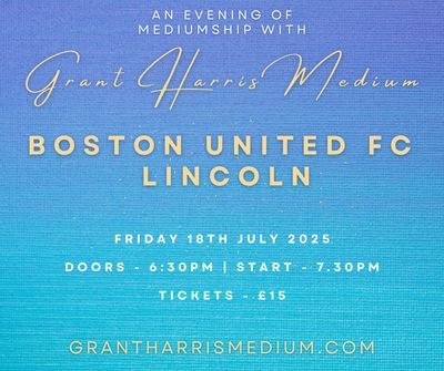 Psychic Night | Boston United Football Club | 18.07.2025