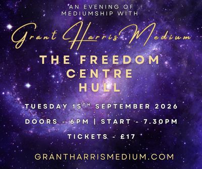 Psychic Night | The Freedom Centre, Hull  | 15.09.2026