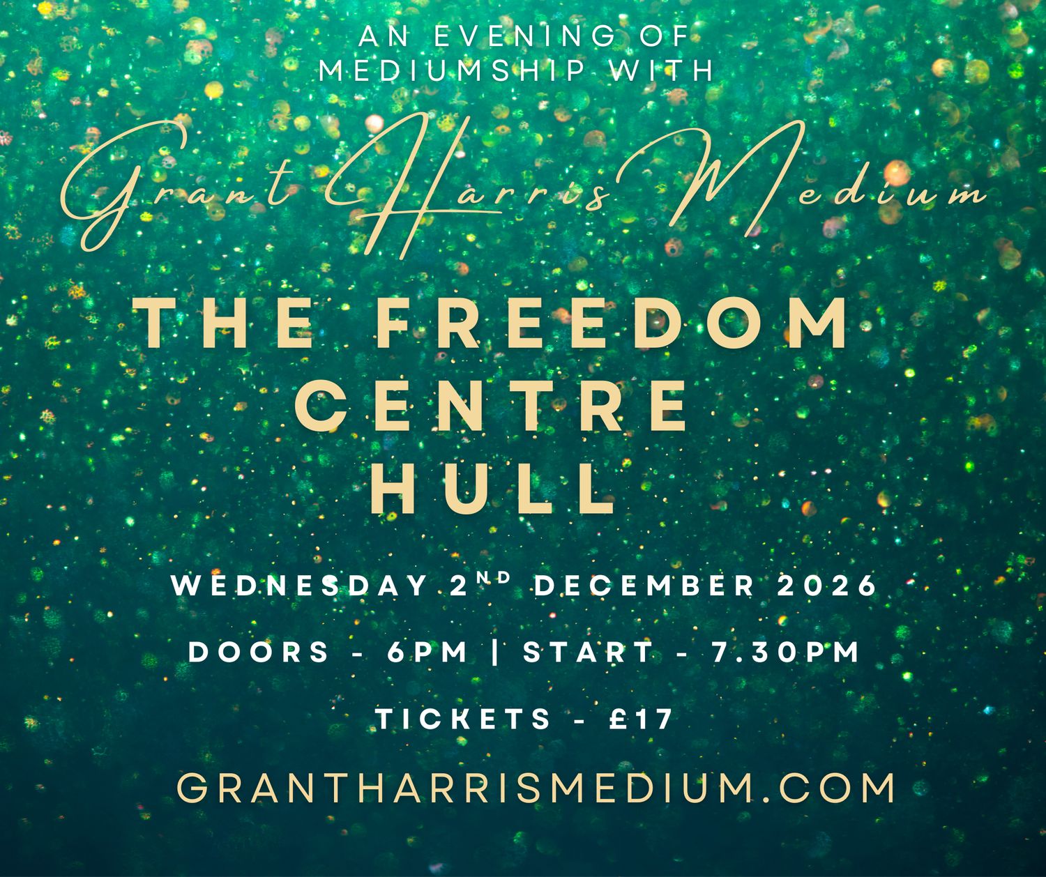 Psychic Night | The Freedom Centre, Hull| 02.12.2026