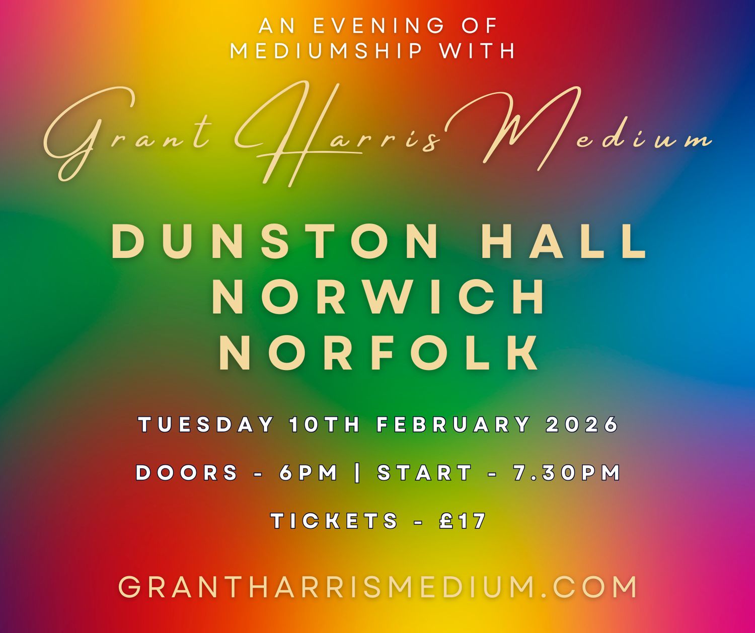 Psychic Night | Dunston Hall, Norwich | 10.02.2026