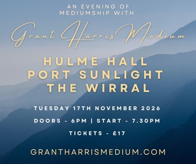 Psychic Night | Hulme Hall, Port Sunlight, The Wirral| 17.11.2026