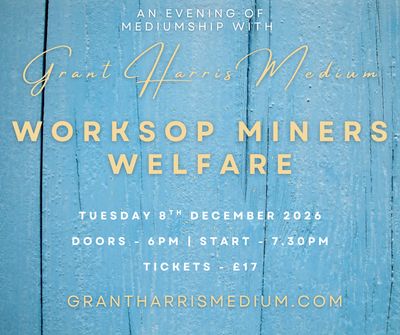 Psychic Night | Worksop Miners Welfare | 08.12.2026