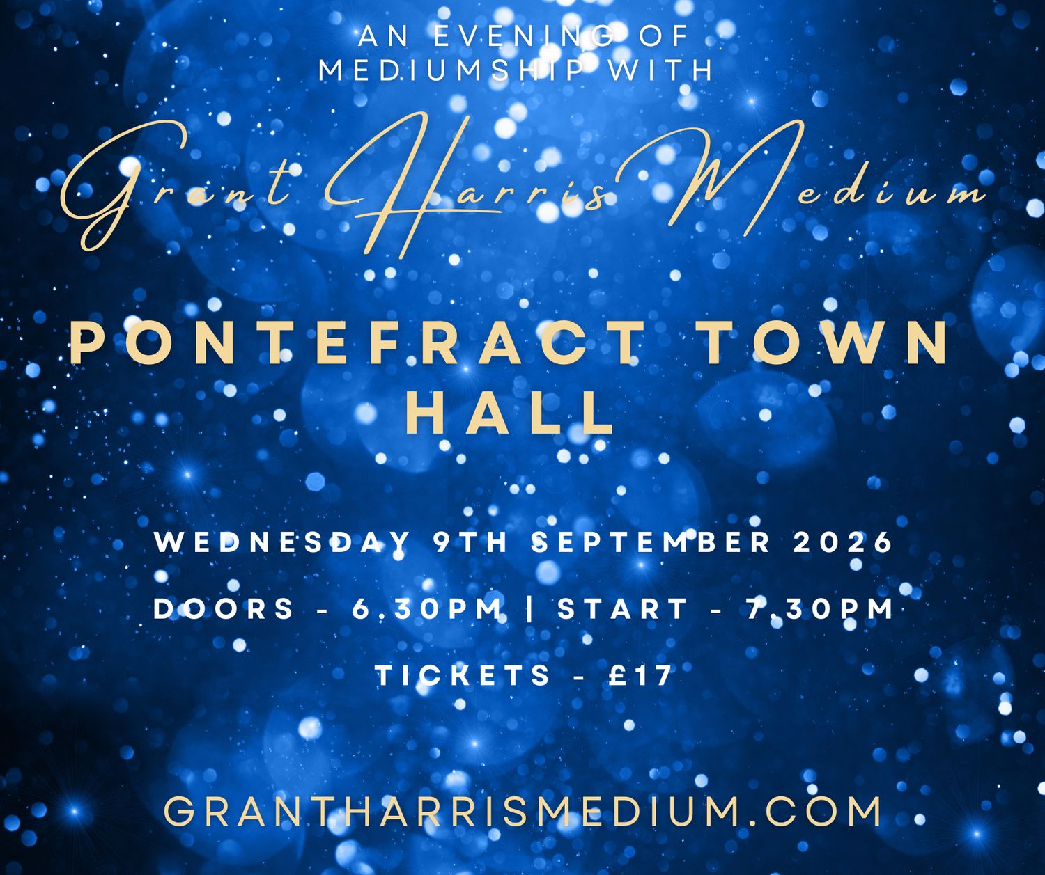 Psychic Night | Pontefract Town Hall | 09.09.2026
