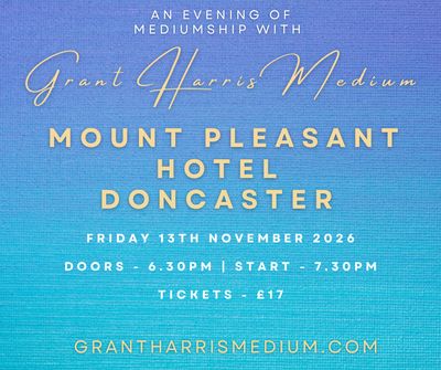 Psychic Night | Mount Pleasant Hotel, Doncaster | 13.11.2026
