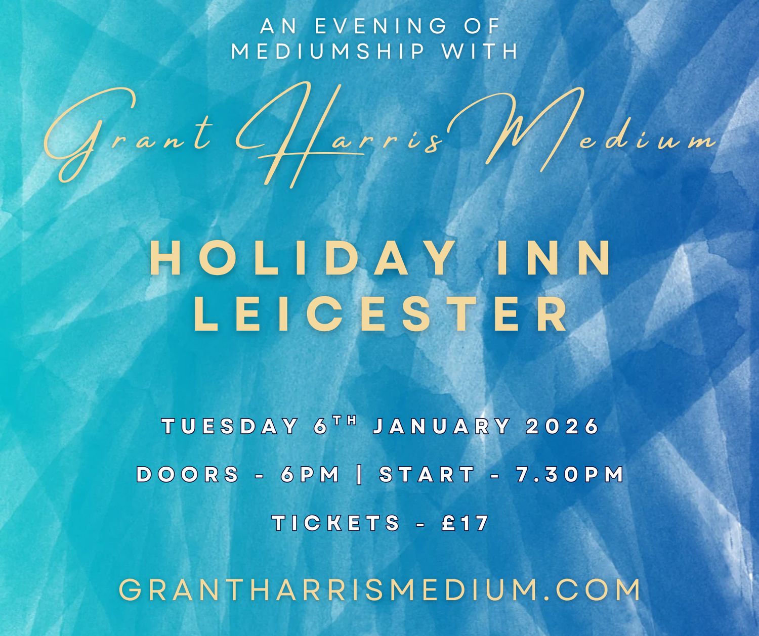 Psychic Night | Holiday Inn, Leicester (St Nicholas Circle)  | 06.01.2026 - Also available on Ticketsource