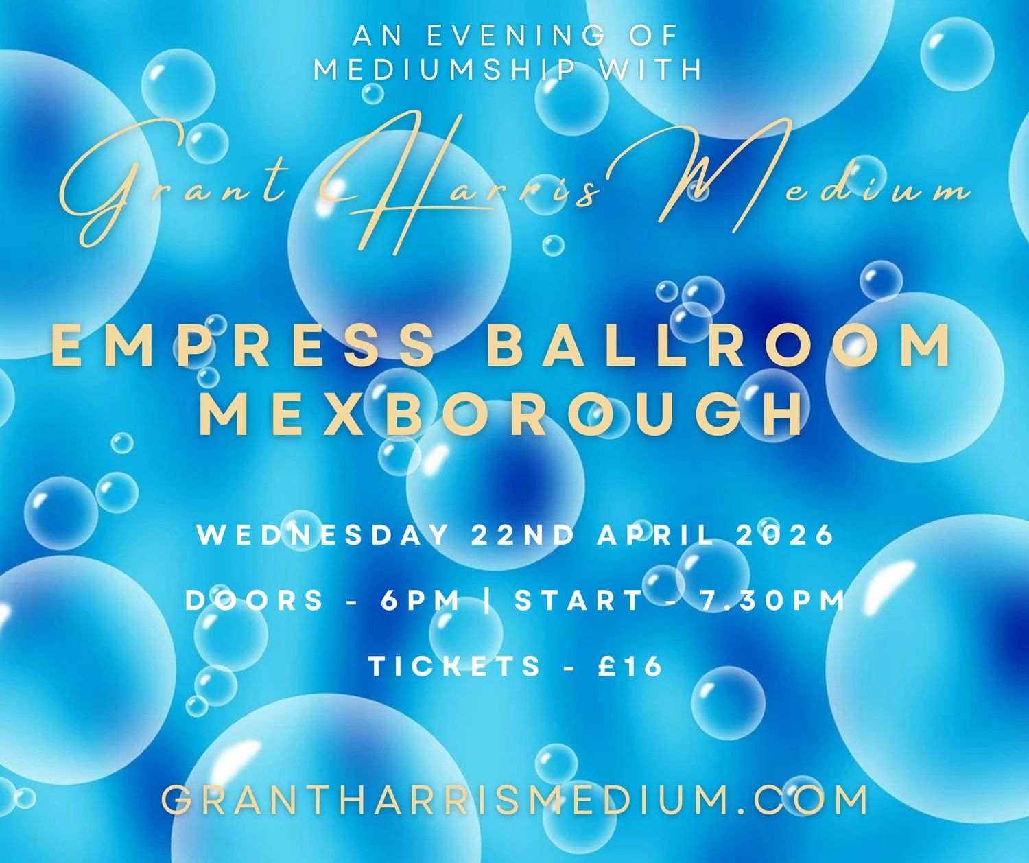 Psychic Night | The Empress Ballroom, Mexborough| 22.04.2026
