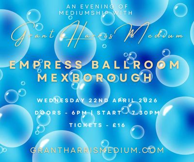 Psychic Night | The Empress Ballroom, Mexborough| 22.04.2026