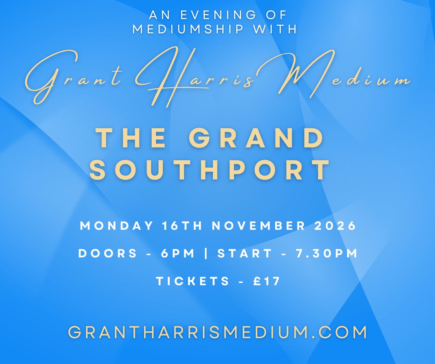 Psychic Night | The Grand, Southport | 16.11.2026