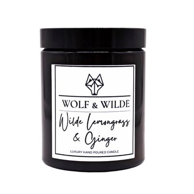 Wilde Lemongrass &amp; Ginger Luxury Aromatherapy Scented Candle