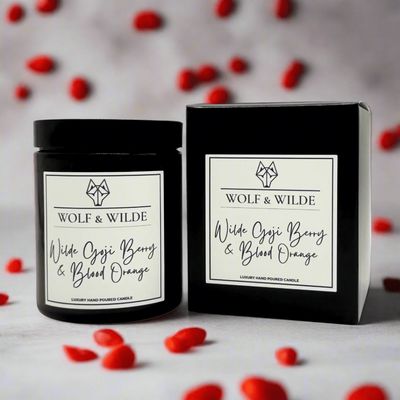 Goji Berry &amp; Blood Orange Luxury Aromatherapy Scented Candle