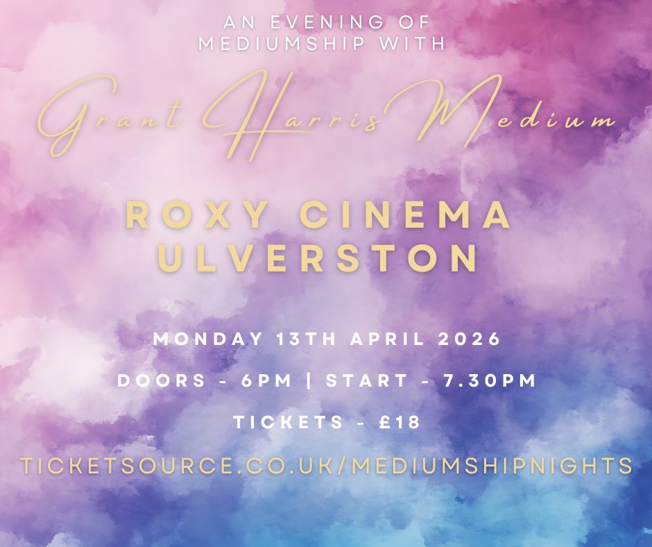 Psychic Night | Roxy Cinema, Ulverston | 13.04.2026 - AVAILABLE ON TICKETSOURCE ONLY! PLEASE BOOK IN LINK PROVIDED!