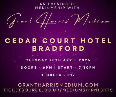 Psychic Night | Cedar Court Hotel, Bradford | 28.04.2026 - Also available on Ticketsource!