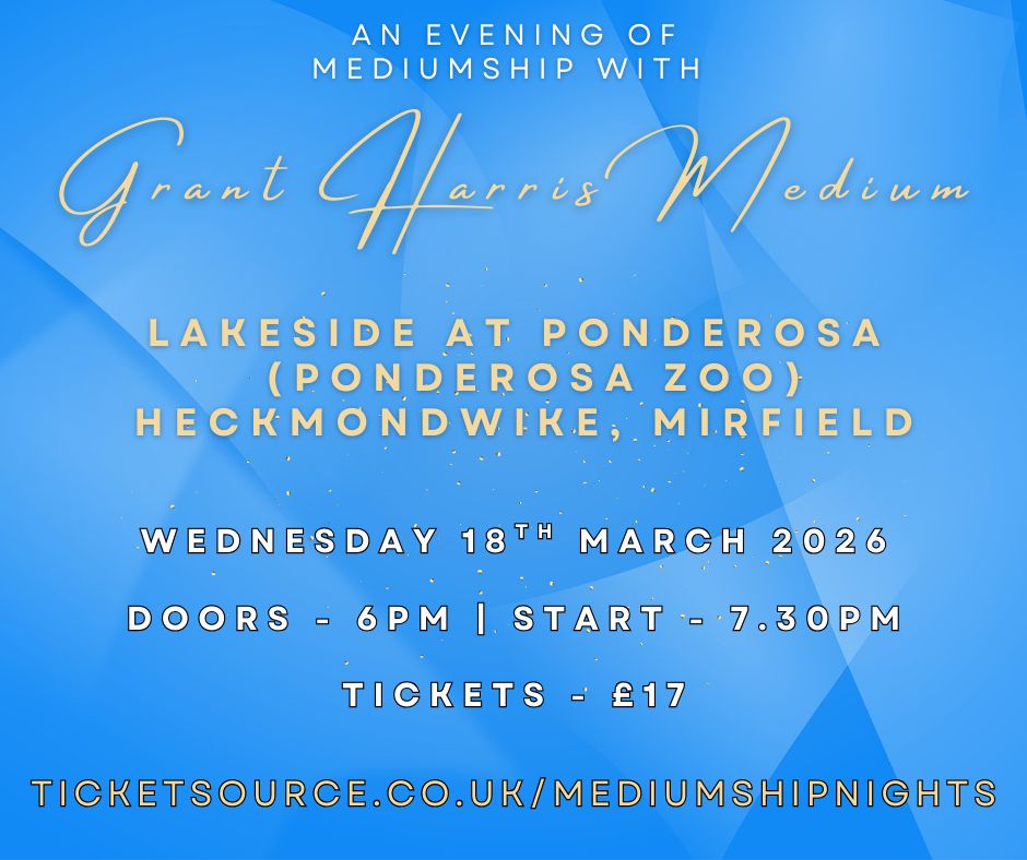 Psychic Night | Lakeside at Ponderosa, Heckmondwike, Mirfield | 18.03.2026 - AVAILABLE ONLY ON TICKETSOURCE! PLEASE USE THE LINK PROVIDED