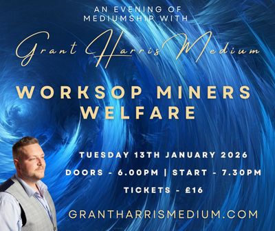 Psychic Night | Worksop Miners Welfare | 13.01.2026 - ALSO ON TICKETSOURCE!