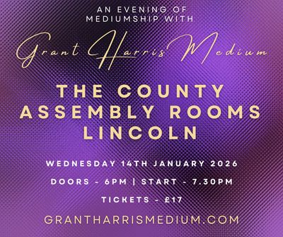 Psychic Night | The County Assembly Rooms, Lincoln | 14.01.2026 - Also on Ticketsource!