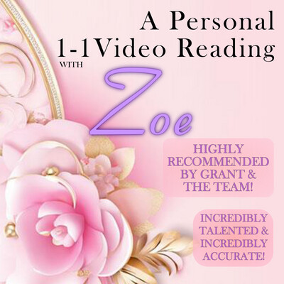 A Private 1-1 Zoom Reading with Zoe