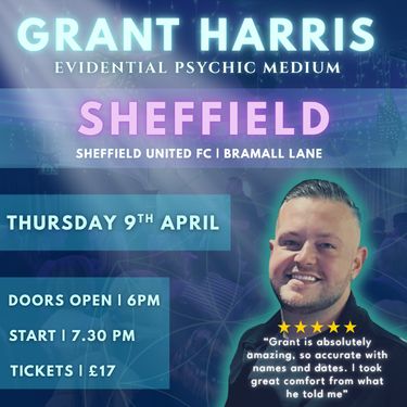 Psychic Night | Sheffield United Football Club| 09.04.2026 - TICKETSOURCE ONLY - BOOK ON LINK PROVIDED!